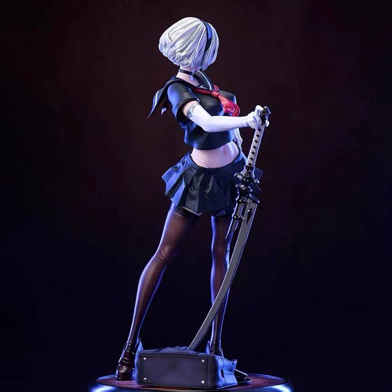 優質版2B尼爾機械紀元30cm手辦小姐姐機械生命體動漫模型潮玩擺件 ZUHU