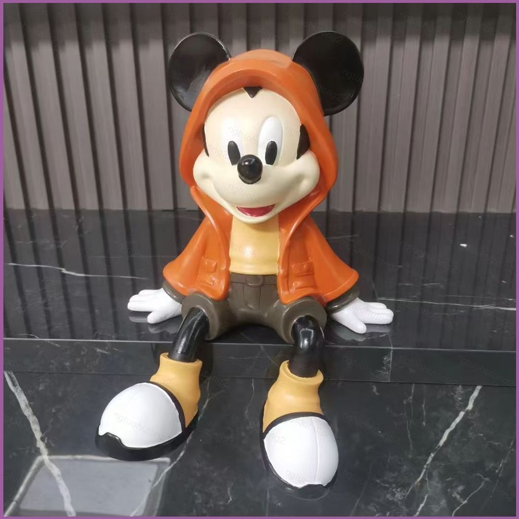 HT2米老鼠唐老鴨米老鼠可動人偶坐姿客廳裝飾TH2