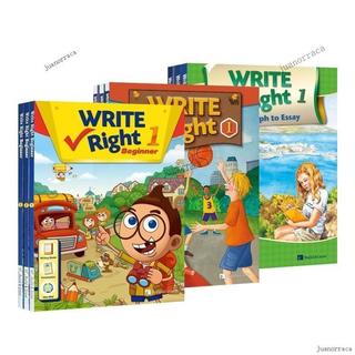 臺灣出貨💖瑞派寫作Write Right Beginner 8-10嵗少兒英語敎材 初級中級高級
