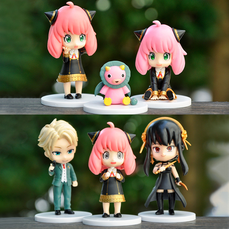 【水云左边】SPY×FAMILY 間諜家家酒 安妮亞·佛傑 洛伊德·佛傑 約兒·佛傑 公仔模型 人偶擺件 #動漫周邊 #