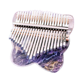 水晶拇指琴透明卡林巴21音兒童女孩17音便攜式手指琴Crystal Thumb Piano Transparent Ka