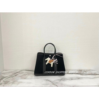 HERMES GARDEN PARTY 30 黑帆布款 手提包 *倫敦櫥窗*