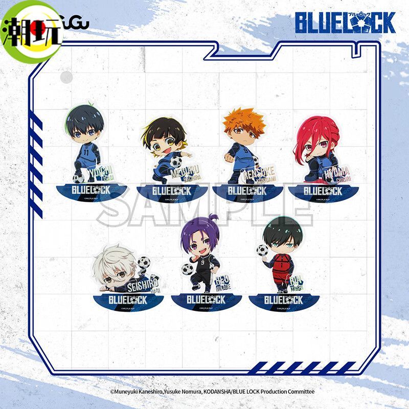 潮玩💦藍色監獄周邊 動漫周邊 GuGuGuGu 藍色監獄藍色禁區Q版亞克力搖搖樂立牌 藍鎖動漫擺件 生日禮物 交換禮物