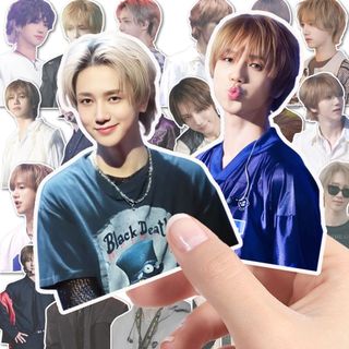 super junior 貼紙 吊飾 鑰匙圈 金鐘雲藝聲單人貼紙SuperJunior組合桌面信封便宜自粘diy小貼畫