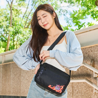 【ONE PIECE 航海王】航海夥伴系列艾斯側揹包#黑色 海賊王 OP24A661BK