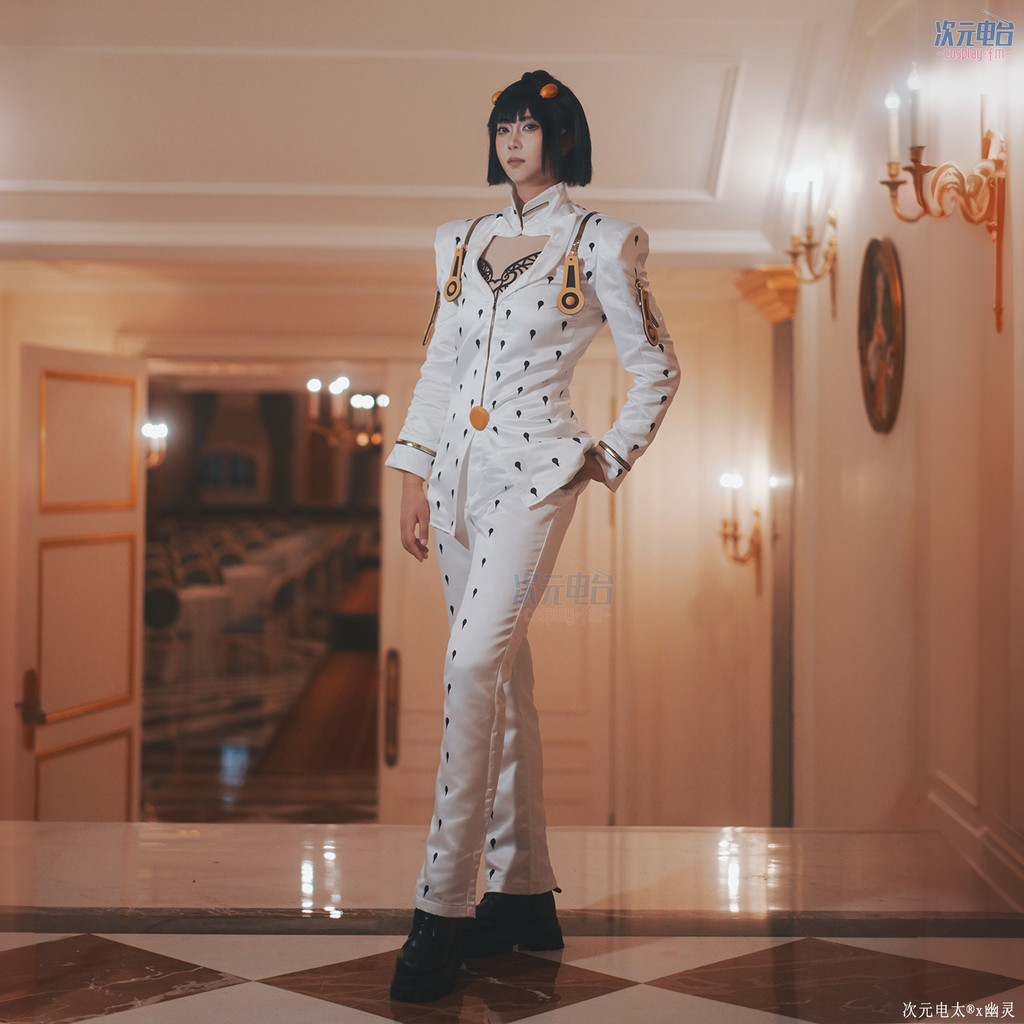 JOJO的奇妙冒險 黃金之風布羅諾·布加拉提布姐cos服裝
