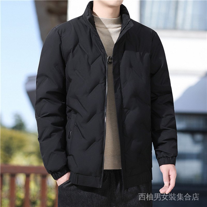 【ASDF】臺灣出貨 免運 羽絨棉服男 80%白鴨絨羽絨服冬季時尚男士抗寒保暖立領羽絨服輕薄百搭上衣 GUPU