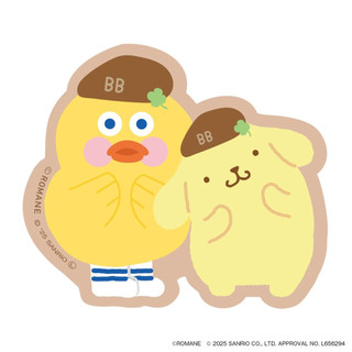日本 MARK'S Brunch Brother X Sanrio PVC貼紙/ 鴨子 X 布丁狗 eslite誠品
