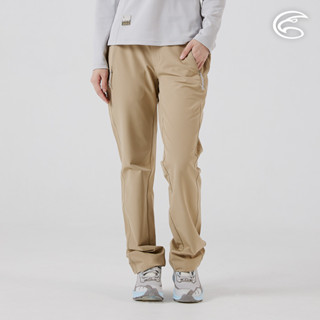 ADISI 女彈性撥水透氣恆溫快乾機能長褲 AP2521047 卡其｜魚鱗褲 防潑水 磨毛保暖 快乾