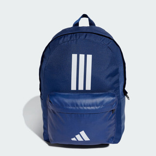 Adidas 愛迪達 Clsc Bars 3s IS7041 後背包 戶外 運動 休閒 藍 白