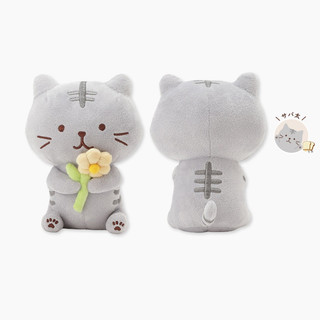 日本 HAPiNS Fuku Fuku Nyanko 表白吉祥物玩偶/ 鯖太溫暖貓 eslite誠品
