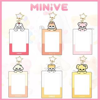 【臺灣出貨】🎀新品上新🎀韓國女團IVE卡通minive新款亞克力小卡插卡卡套鑰匙扣同款周邊