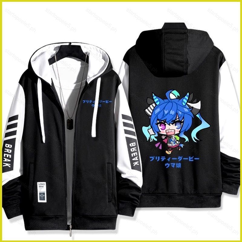 ST5 Silence Suzuka Umamusume 漂亮德比夾克拉鍊連帽衫外套中性上衣TS5