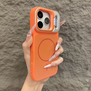 康寧玻璃 鏤空鏡頭 隱形支架 細圈磁吸 防摔殼 用於iPhone17 i16 手機殼 i15 i14 i13 i12