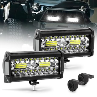 汽車霧燈 120W 工作燈 霧燈 照地燈 12v 24v led 大燈 側燈 邊燈 大貨車燈 汽車照地燈 日行燈