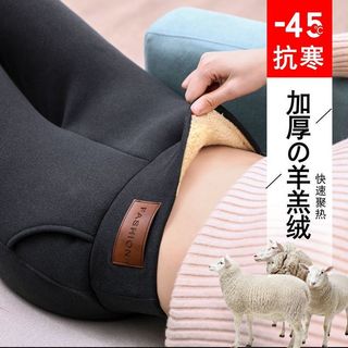 超厚打底褲女 羊羔絨打底褲 加絨加厚打底褲 外穿大碼打底褲 高腰打底褲 顯瘦保暖褲 女士抗寒棉褲 發熱褲 秋冬內搭打底褲