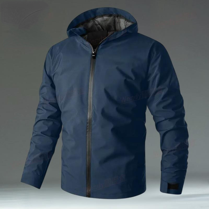 💖臺灣齣貨💖【戰術服】【外套】【騎行服】摩托車 騎行 飛行員 夾克 防水 風衣 男士 海軍藍色💖