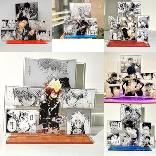 『HITMAN REBORN!』家庭敎師 綱吉 雲雀 週邊 家庭敎師週邊多插亞克力立牌澤田綱吉桌麵二次元擺件 WOC0