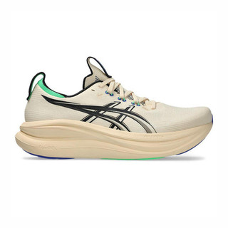Asics 亞瑟士 GEL-Nimbus 28 男 慢跑鞋 跑鞋 路跑 米 黑 [1011C127-800]