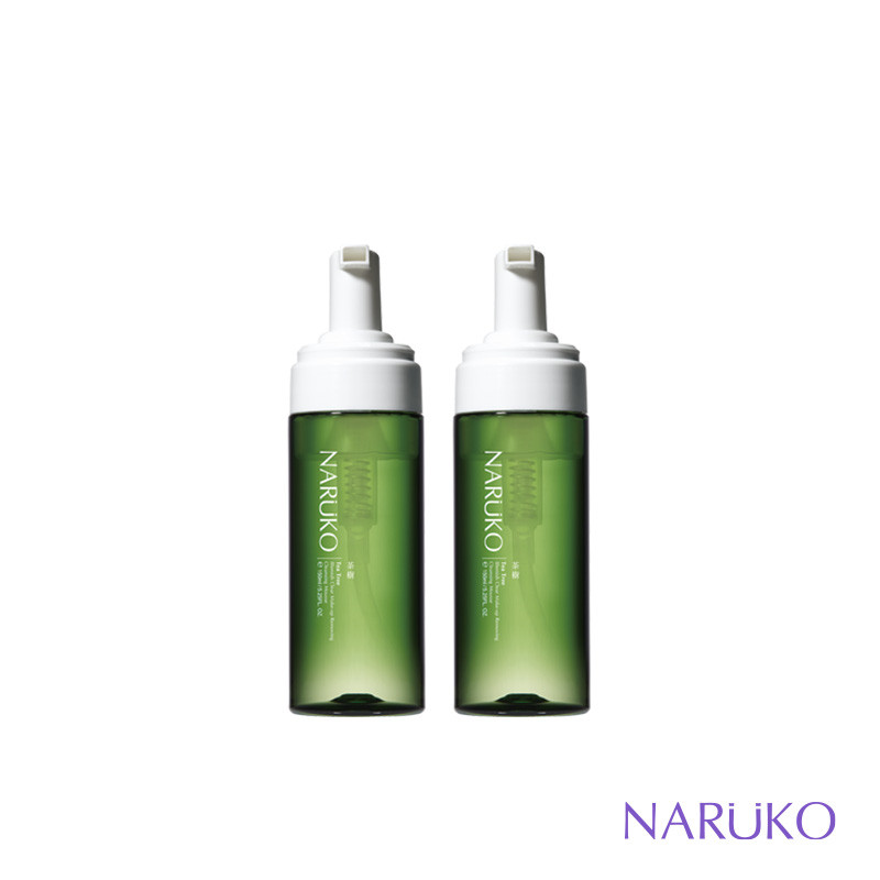 【NARUKO牛爾】茶樹粉刺快閃洗卸兩用慕絲150ml(2入組)(洗臉卸妝/粉刺毛孔)