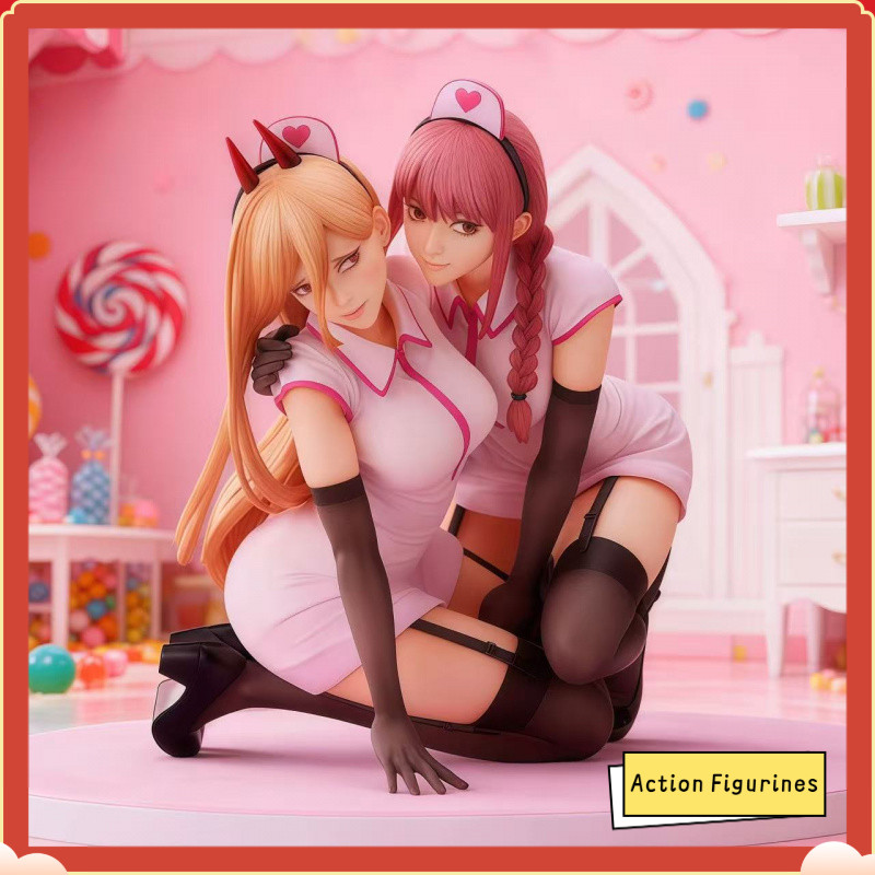 【熱銷新品】 護士帕瓦&瑪奇瑪 【海外版】進口品質  電鋸人  手辦  GK模型  潮玩  雕像  動漫周邊  禮物  