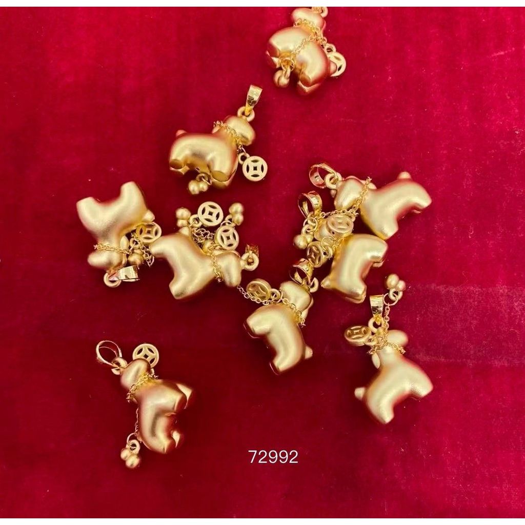 ✧中壢景福珠寶✧黃金9999 小馬與金幣 吊墜 手串吊墜 保值 黃金送禮