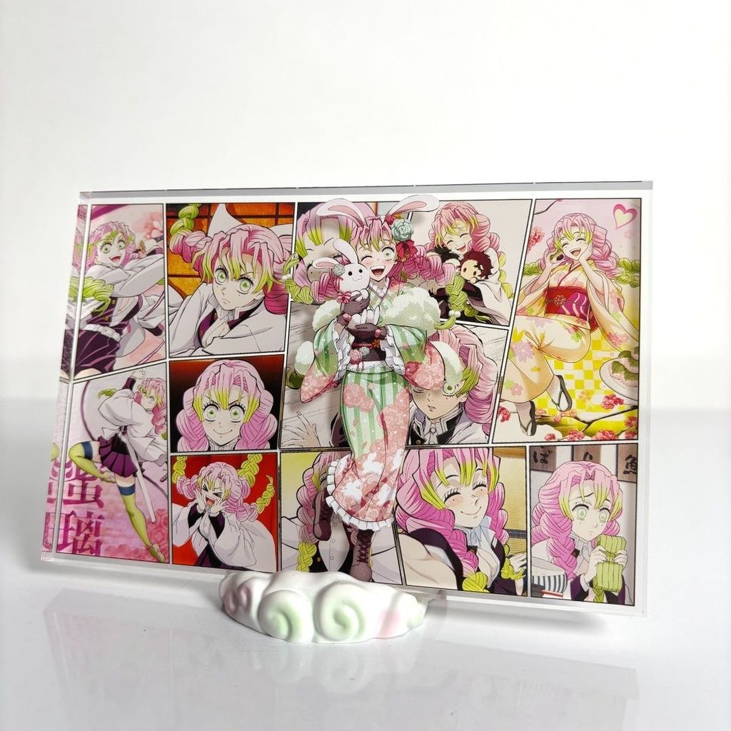 【潮玩精品擺件】【甘露寺蜜璃 】戀柱鬼滅之刃甘露寺蜜璃亞克力生日磚立牌禮物