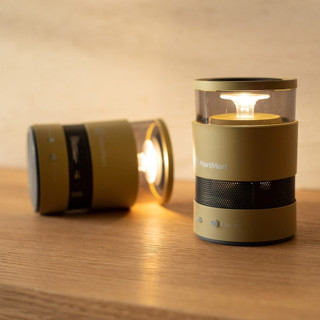 MoriMori LED W Speaker戶外無線藍牙氛圍燈音響2入組/ 歧阜陶 eslite誠品