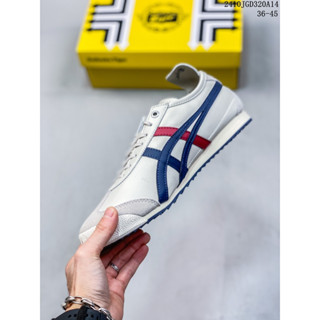 Onitsuka Tiger MEXICO 66 亞瑟士 鬼冢虎 低幫 白藍紅 減震支撐低邦運動休閒鞋男鞋女鞋