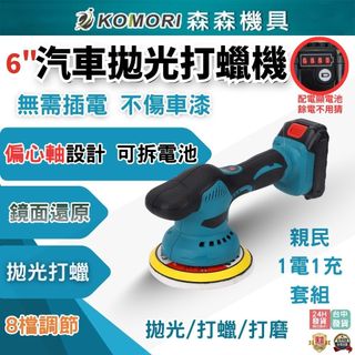 【台中發貨⚡森森機具】無線打蠟機 牧田款 21V汽車美容鋰電拋光機 汽車拋光機 拋光機 打磨機 研磨機 拋光機 交換禮物
