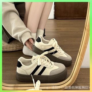 🔥臺灣出貨 SADISA德訓鞋女厚底小白鞋2025夏季新款複古經典百搭運動休閒闆鞋 限時特賣X315-8-C