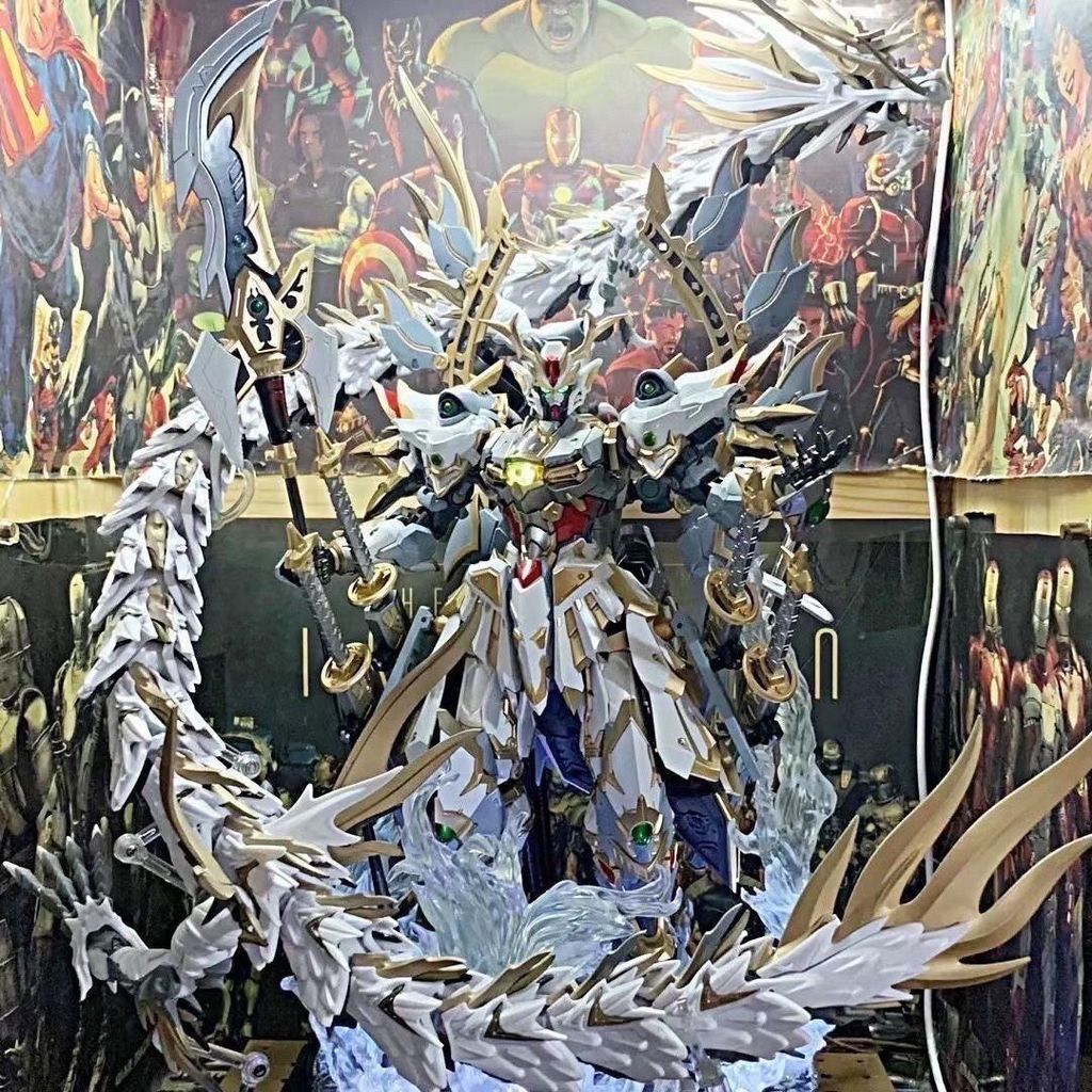 ✈️桃園出貨✈️清倉特價鋼彈白雪姬鋼彈敖丙摩動核曹仁呂布異端強襲帥氣拼裝模型隨機