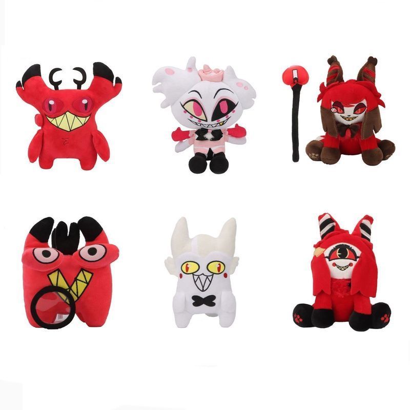 哈茲濱酒店Q版毛絨玩具 | 路西法晨星PP棉布娃娃 | Helluva Boss 禮物