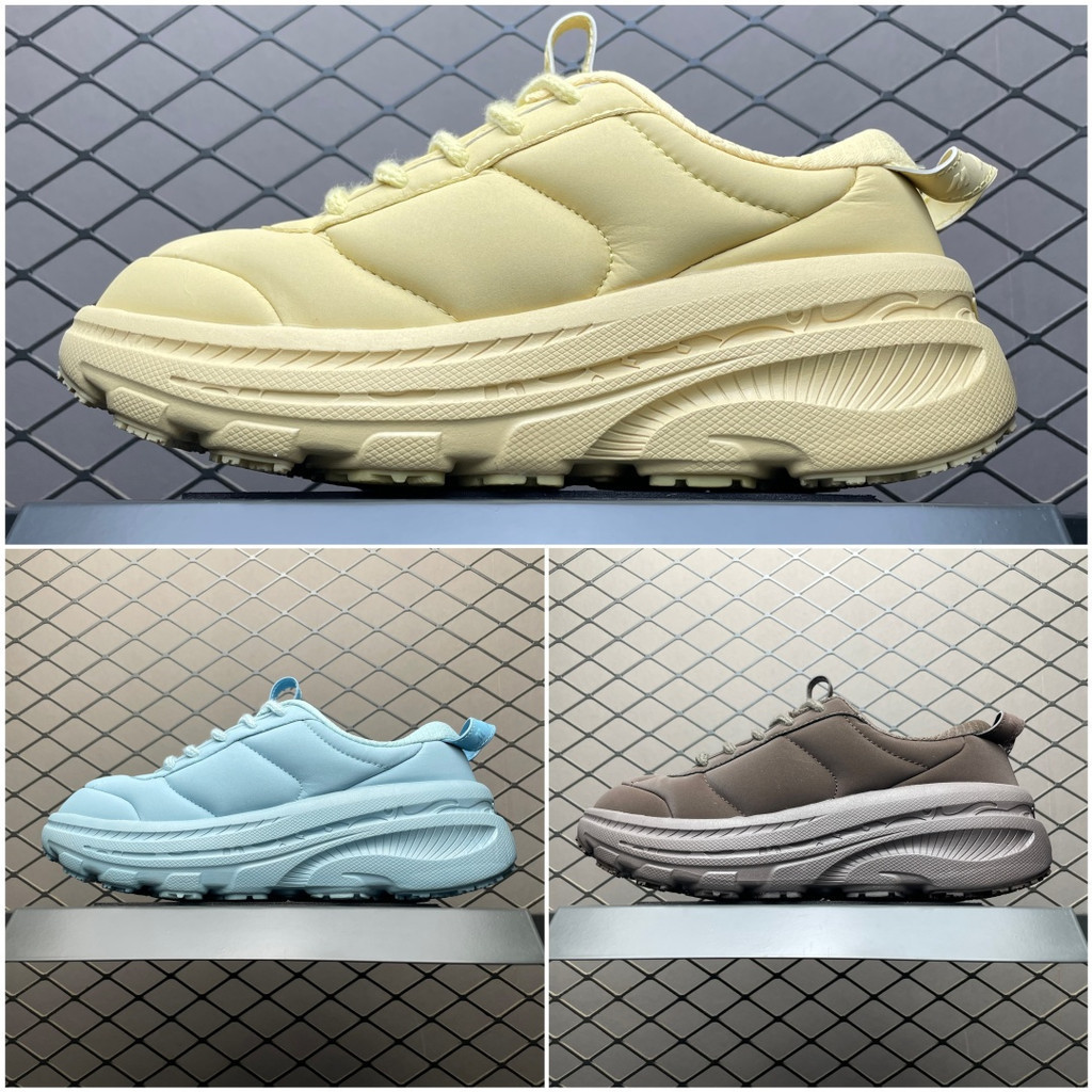 Hoka bondi b3ls 男女跑鞋運動鞋男女通用情侶  越野鞋紅黃藍棕 SRH1 QNYL