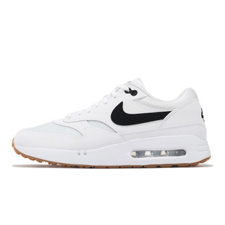 Nike 高爾夫球鞋 Air Max 1 86 OG G 男鞋 白 黑 防潑水 氣墊 [ACS] FN0697-100