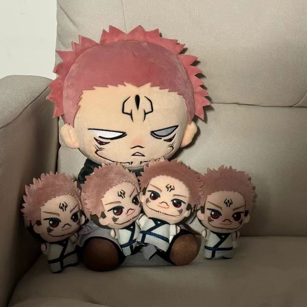 【桃園出貨🔥】兩面宿儺掛件努努體可愛玩偶 咒術回戰同人兩面宿儺印花體