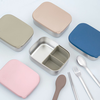 【Kiddo.earth】矽緻分隔不鏽鋼餐盒 DiviSeal Stainless Bento Box
