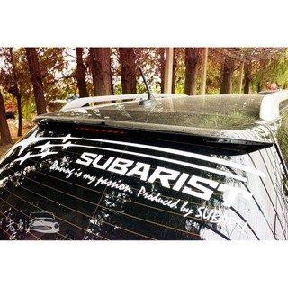 【老車迷】SUBARU sti subarist 前擋 後擋 3M反光車貼 防水貼紙 反光貼紙 前檔 後檔