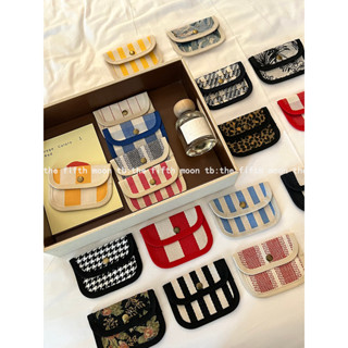 中夾 錢包 短夾 女 thefifthmoon韓系ins風簡約圖案精緻小巧銀行證件卡包零錢包