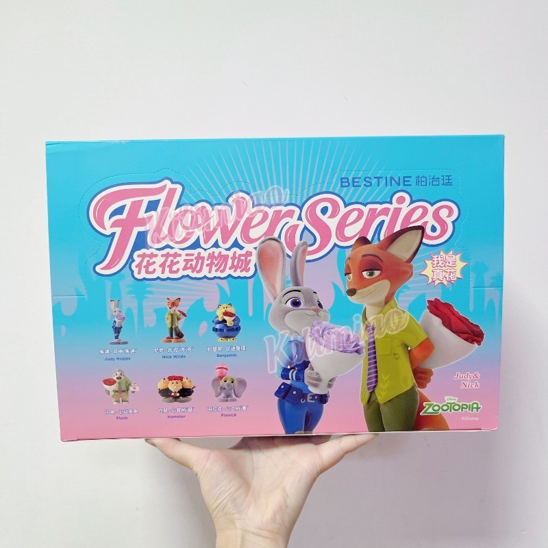 Kitimiao 迪士尼 Zootopia 永生花盲盒尼克·懷德手辦