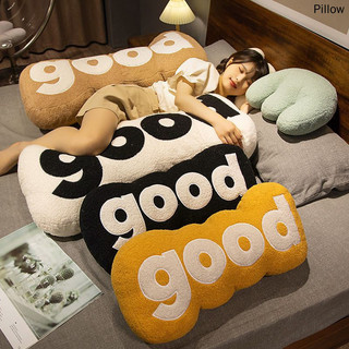 圓圓~ 創意GOOD長條抱枕臥室床頭靠墊睡覺夾腿枕頭客廳沙發裝飾靠枕