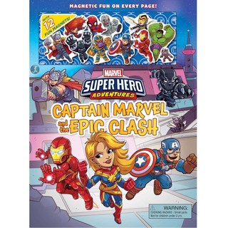 CAPTAIN MARVEL AND THE EPIC CLASH 驚奇隊長與史詩重擊（磁鐵書）