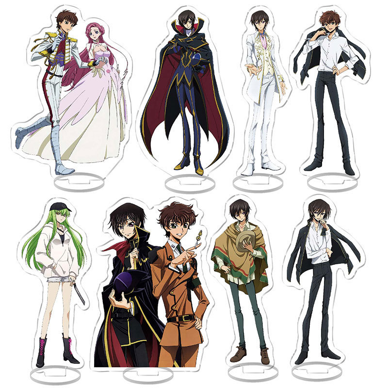 亞克力立牌 Code Geass 反叛的魯路修 樞木朱雀魯路修 亞克力擺件 人形站牌 收藏品 生日禮品