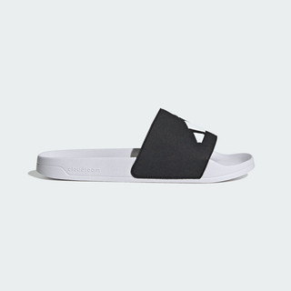 Adidas 愛迪達 Adilette Shower JS3566 男女 運動拖鞋 休閒 套穿式 白 黑