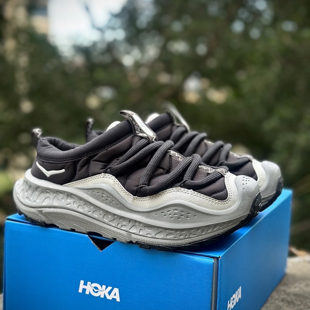 HOKA Ora Primos 運動鞋男女中性情侶跑鞋保暖無鞋帶一腳蹬海岸步行鞋FITB