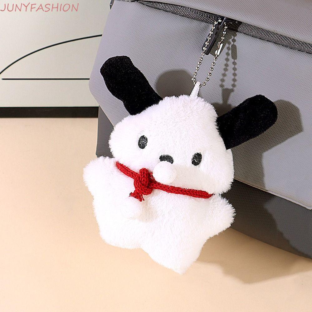 JUNYFASHION Pochacco 娃娃包挂件,動物毛絨玩具護目鏡 Pochacco 毛絨玩具,創意掛飾小狗包掛飾