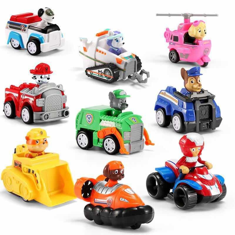 汪汪隊巡邏隊回力小汽車9件組 汪汪隊 立大功 玩具 旺旺隊