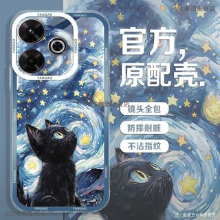 梵高貓咪 透明殼 OPPO A6 Pro A5 Pro A3 Pro A3x A78 A79 A98 5G 防摔手機殼