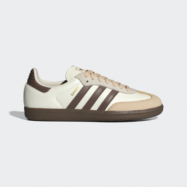 Adidas 愛迪達 Samba OG W JR8842 女 運動休閒鞋 德訓鞋 復古 舒適 米白 棕