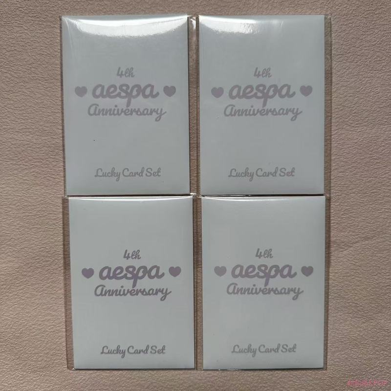 韓國正版出清🌟aespa aespa小卡 aespa四周年幸運卡 aespa吒 四周年周邊隨機卡 全新未拆 柳智敏
